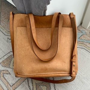 Madewell transport tote in light tan!